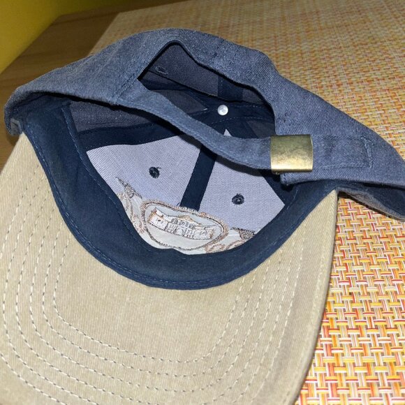 The Alamo Texas Blue and Brown Mens Baseball Cap Hat - Picture 2 of 4